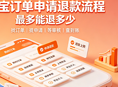 淘宝订单申请退款流程,最多能退多少?