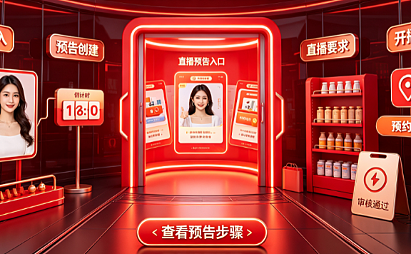预告入口进入淘宝直播方法是什么?直播预告有啥要求?
