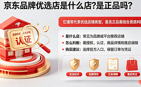 京东品牌优选店是什么店?是正品吗?全维度解析与购机指南