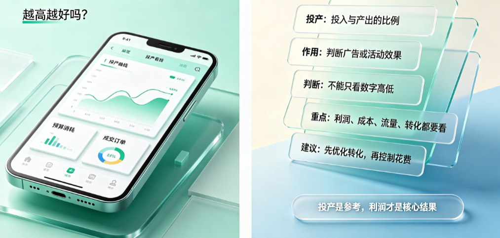 淘宝投产是什么意思?越高越好吗?
