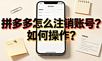 拼多多怎么注销账号?如何操作?官方路径与注意事项全解析