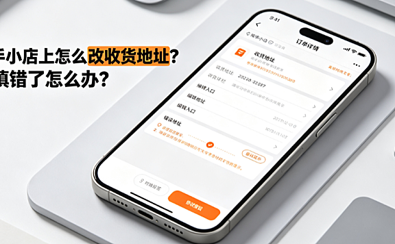 在快手小店上怎么改收货地址?地址填错了怎么办?