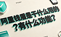阿里钱盾是干什么用的?有什么功能?