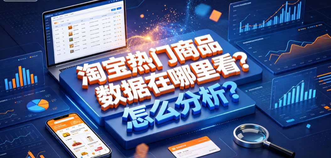淘宝热门商品数据在哪里看?怎么分析?完整实操指南