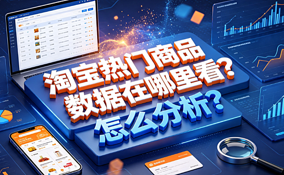 淘宝热门商品数据在哪里看?怎么分析?完整实操指南