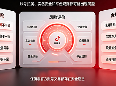 抖音白号多少钱一个?抖音白号在哪购买?电商合规运营指南