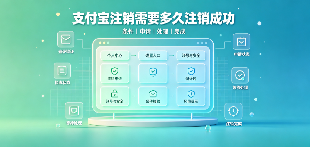 支付宝注销需要多久注销成功?注销条件介绍
