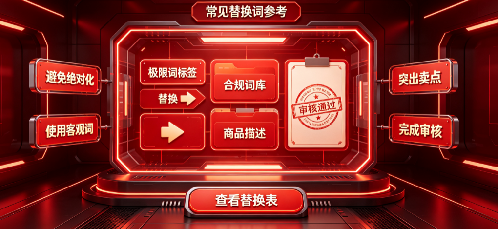 哪些词可以替换淘宝极限词?