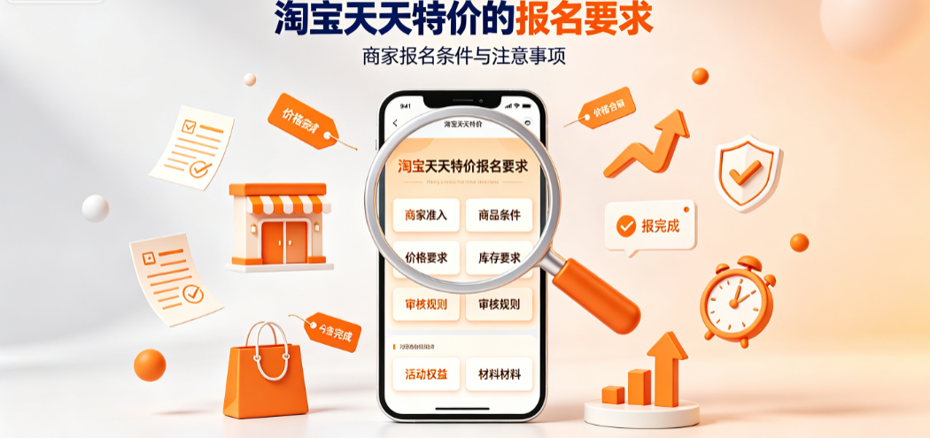 淘宝天天特价的报名要求与官方提报指南