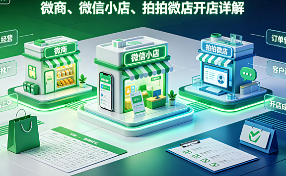 微商与微信小店及拍拍微店开店详解