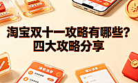 淘宝双十一攻略有哪些?四大攻略分享与实战指南
