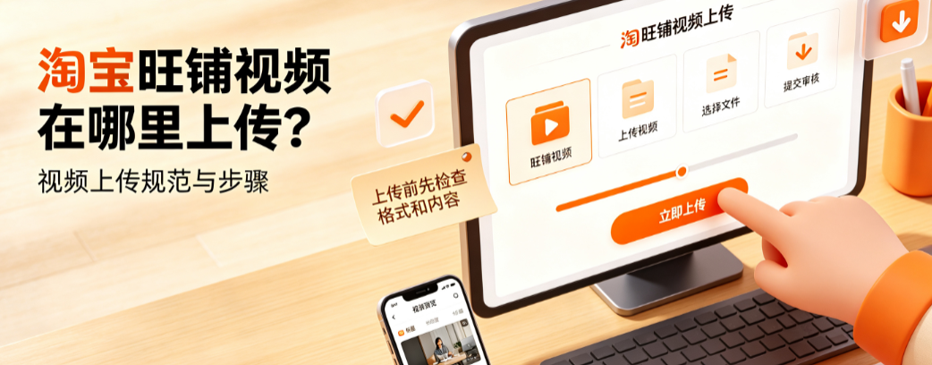 淘宝旺铺视频在哪里上传?视频上传规范是啥?