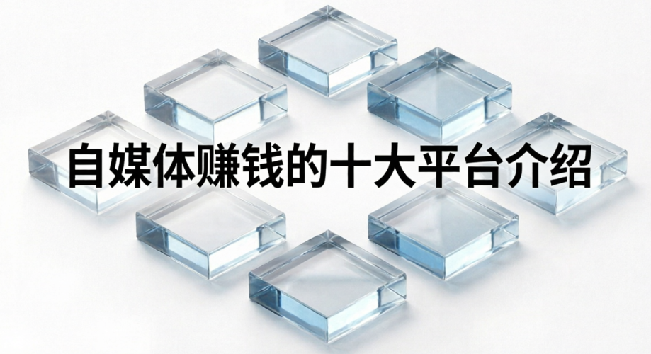 自媒体赚钱的十大平台介绍,分别是哪些?