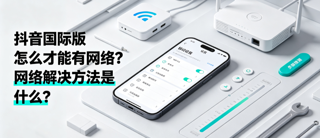 抖音国际版怎么才能有网络？网络解决方法是什么？