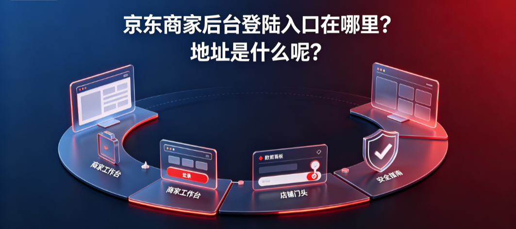京东商家后台登陆入口在哪里?地址是什么呢?