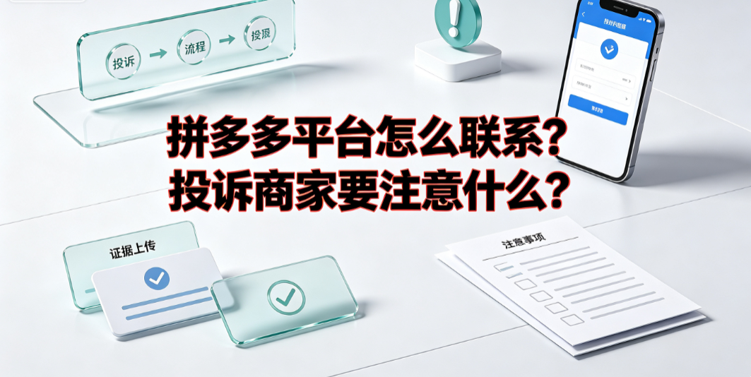 拼多多平台怎么联系?投诉商家要注意什么?