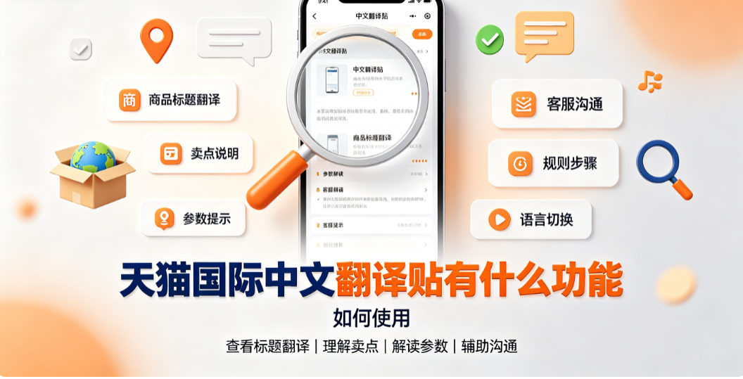 天猫国际中文翻译贴有什么功能和用法?