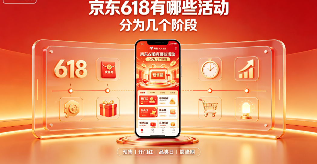 京东618有哪些活动?分为几个阶段?|年中大促攻略