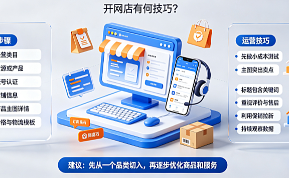 自己在家怎样开网店?开网店有何技巧?新手实操指南