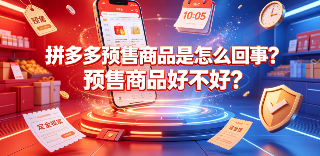 拼多多预售商品是怎么回事?预售商品好不好?