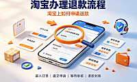 淘宝办理退款流程_淘宝上如何申请退款详细指南