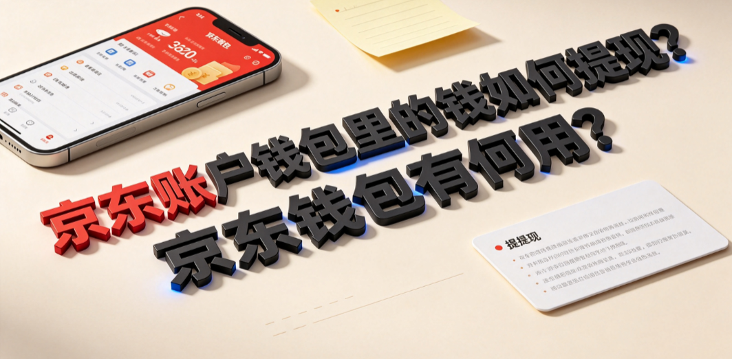 京东账户钱包里的钱如何提现?京东钱包有何用?