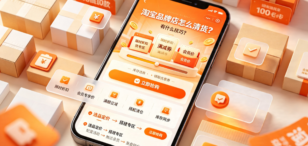 淘宝品牌店怎么清货?有什么技巧?