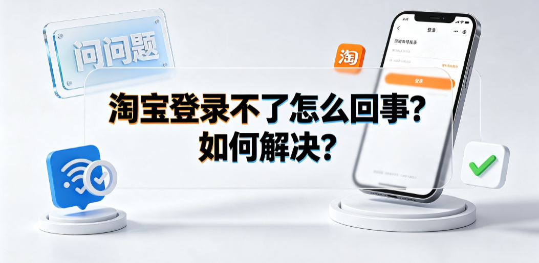 淘宝登录不了怎么回事?如何解决?完整排查指南