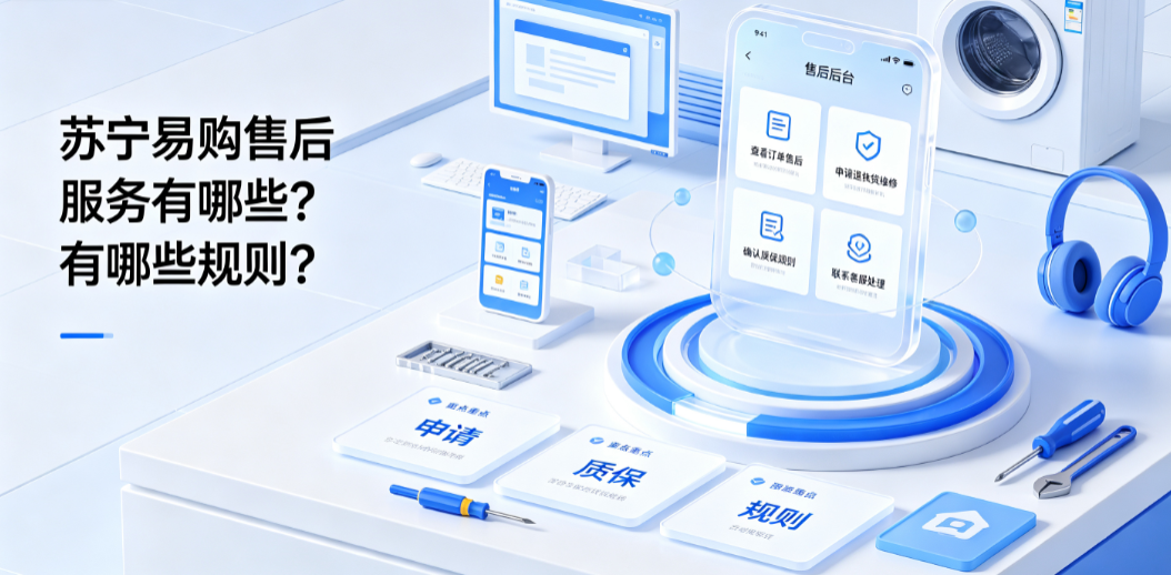 苏宁易购售后服务有哪些有哪些规则？全链路指南