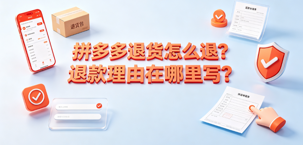 拼多多退货怎么退?退款理由在哪里写?
