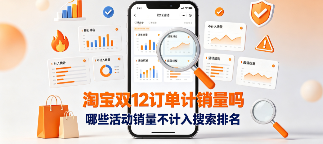 淘宝双12订单计销量吗?哪些活动销量不计入搜索排名?