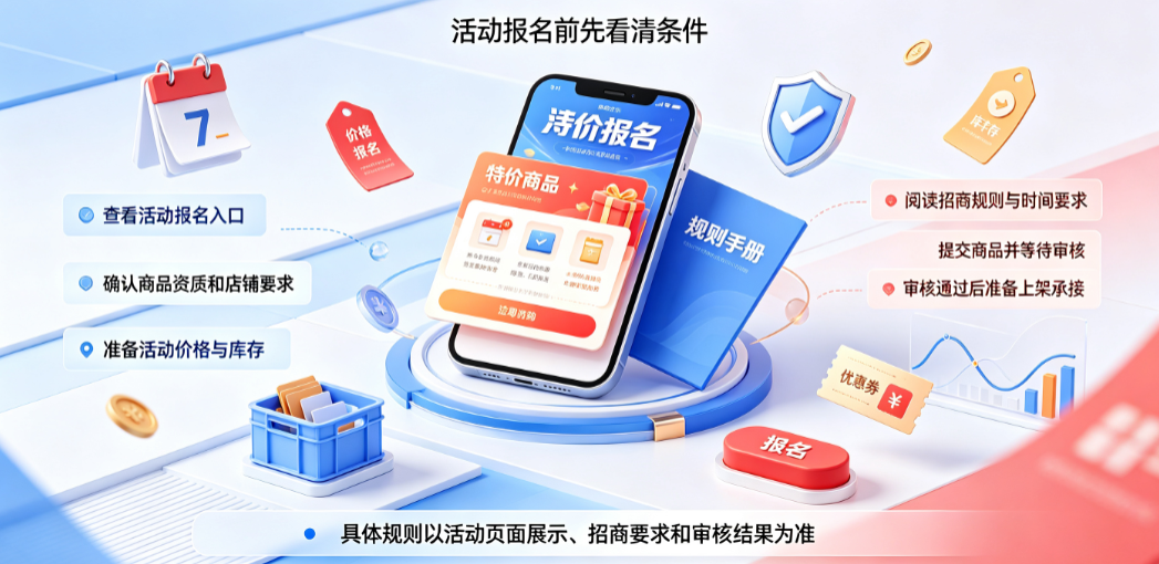 京东每日特价报名规则具体是什么?