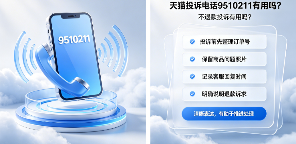 天猫投诉电话9510211有用吗?不退款投诉有用吗?