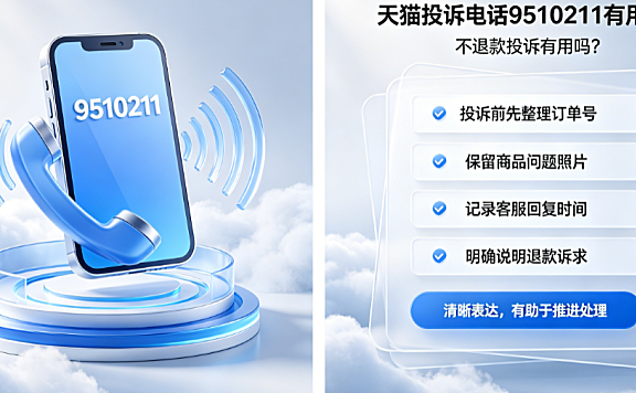天猫投诉电话9510211有用吗？不退款投诉有用吗？实测指南与维权要点