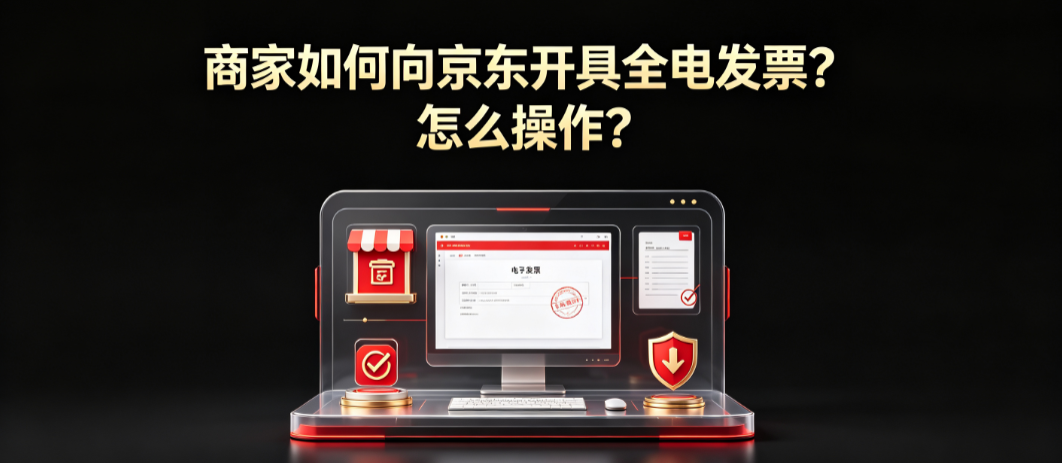 商家如何向京东开具全电发票?怎么操作?