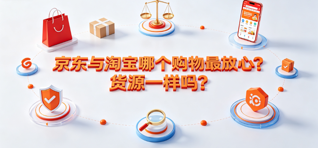 京东与淘宝哪个购物最放心?货源一样吗?