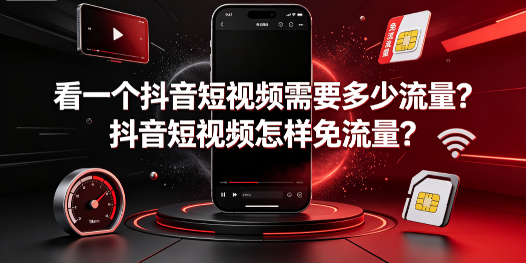 看一个抖音短视频需要多少流量?抖音短视频怎样免流量?