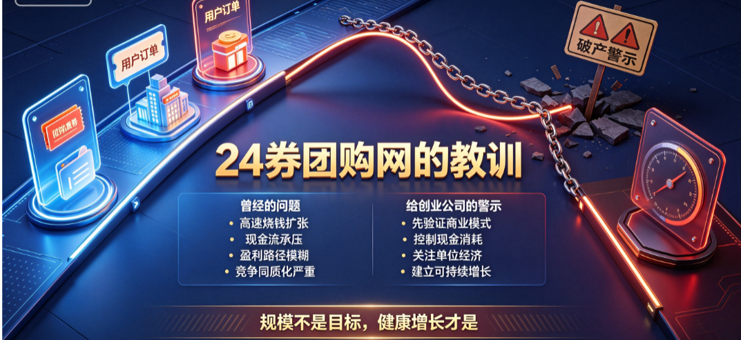24券,24券团购网,24券倒下给创业公司的警示