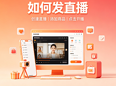淘宝直播的中控台在哪?如何发直播?