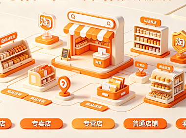 怎样在淘宝上找到官方旗舰店?还有什么类型的店铺?