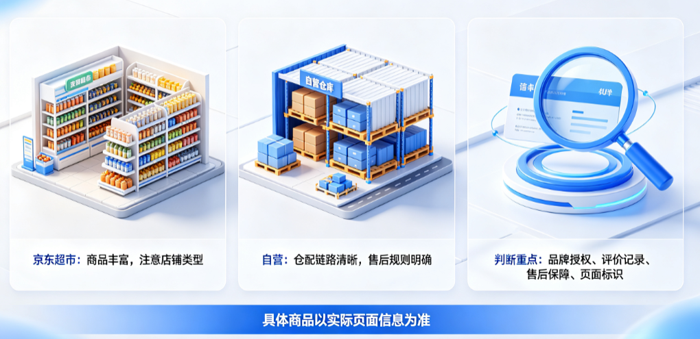 京东超市能保证正品吗?和自营哪个靠谱?