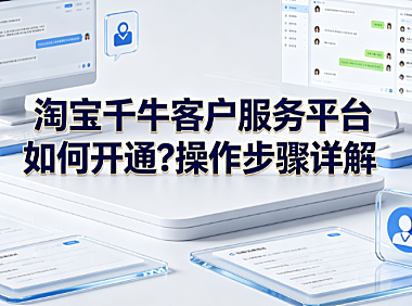 淘宝千牛客户服务平台如何开通?操作步骤详解
