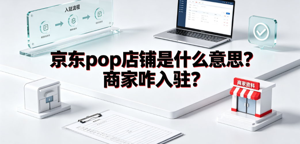 京东pop店铺是什么意思?商家咋入驻?