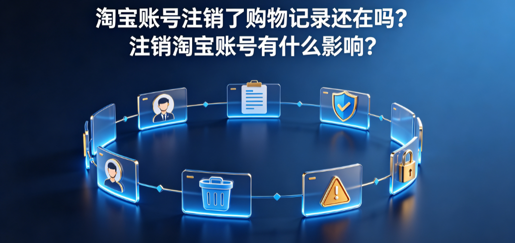 淘宝账号注销了购物记录还在吗?注销淘宝账号有什么影响?