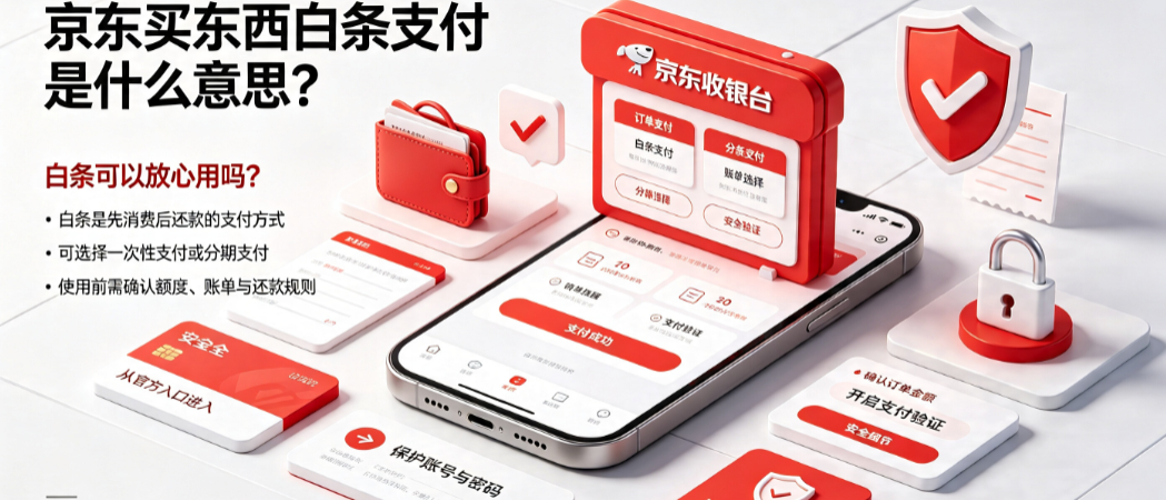 京东买东西白条支付是什么意思?白条可以放心用吗?