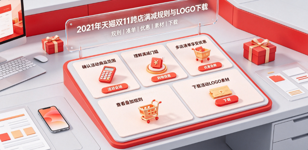 2021年天猫双11跨店满减使用规则及活动LOGO的下载