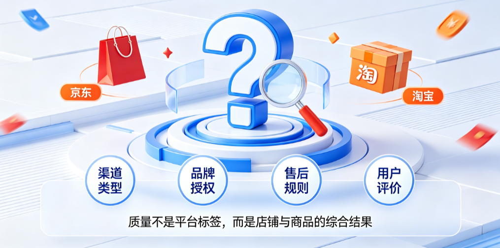 京东商品质量好还是淘宝商品质量好?为什么?