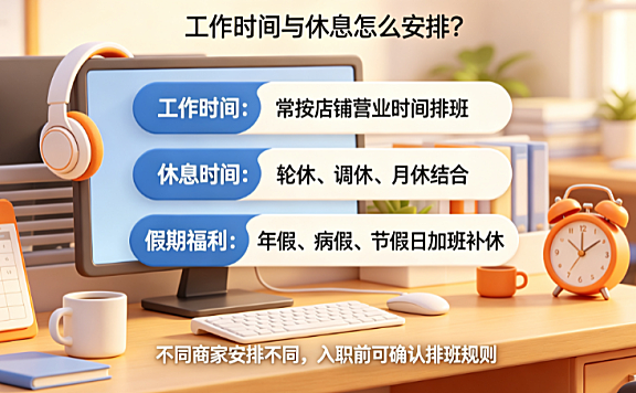 淘宝客服的工作时间固定吗?休息时间都怎么休?