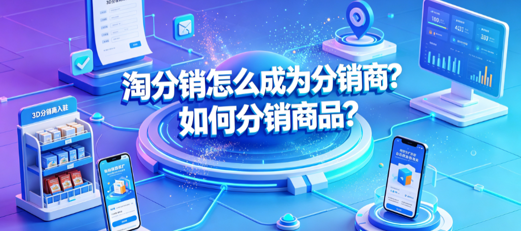 淘分销怎么成为分销商?如何分销商品?
