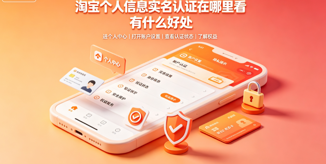 淘宝个人信息实名认证在哪里看?有好处吗?